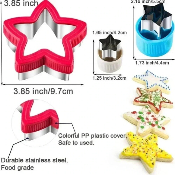 Star Cookie Cutters Set - Picture 2 of 4